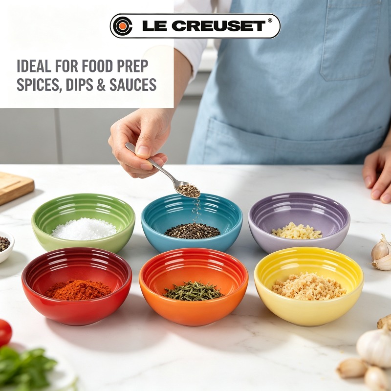 LE CREUSET 6Pcs Gradient Stone - Meal Prep Bowl 评论和价格