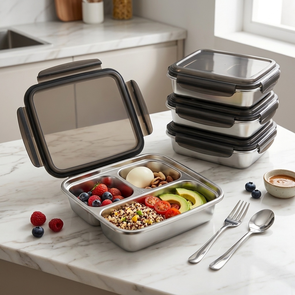 Large Capacity Lunch Container - Meal Prep Bowl 评论和价格