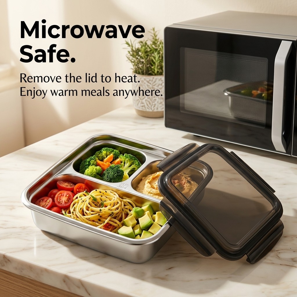 Large Capacity Lunch Container - Meal Prep Bowl 评论和价格
