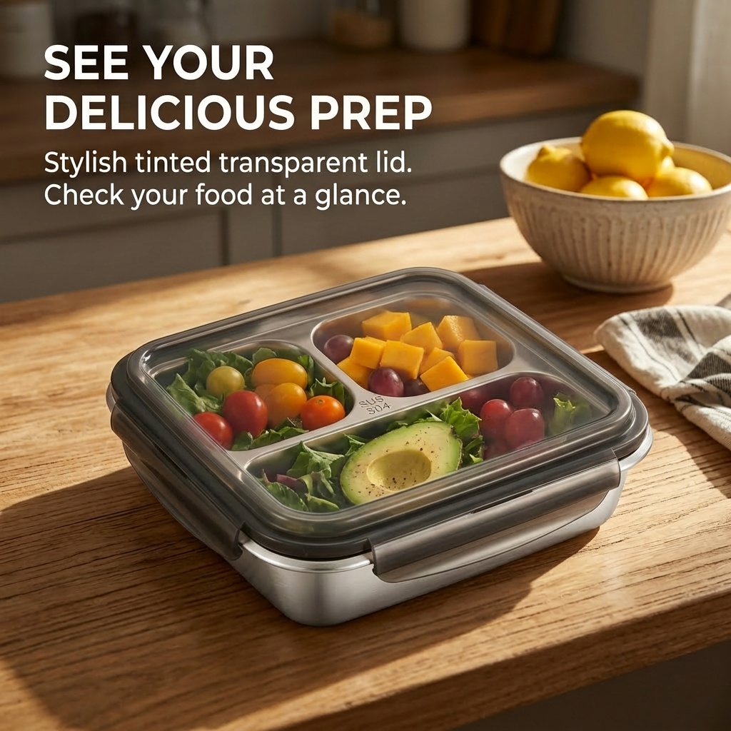 Large Capacity Lunch Container - Meal Prep Bowl 评论和价格