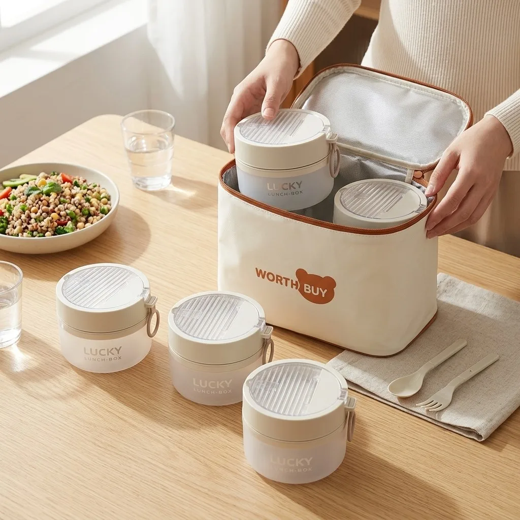 Stackable Plastic Bento Box Se - Meal Prep Or Prep Meal 评论和价格