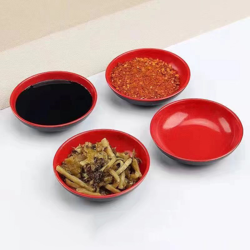 3Pcs Red And Black Round Melam - Meal Prep Bowl 评论和价格