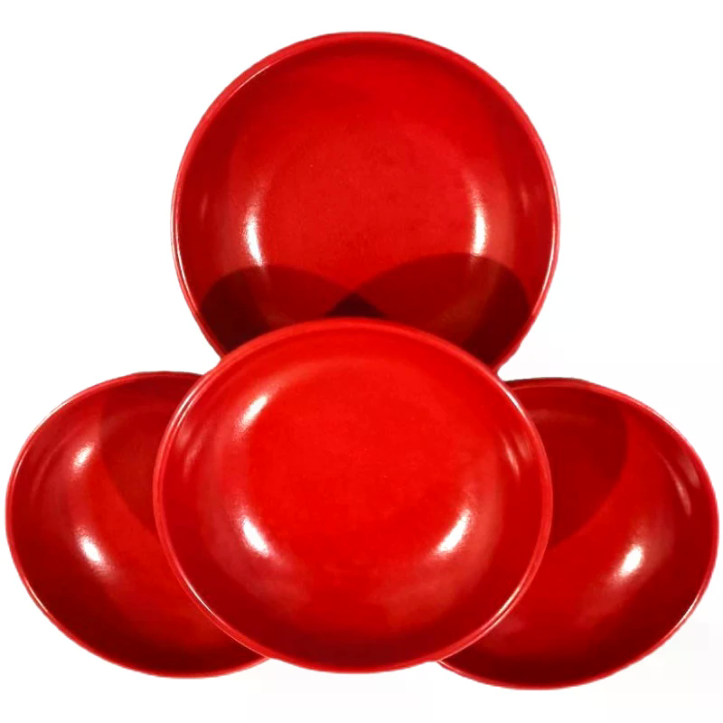3Pcs Red And Black Round Melam - Meal Prep Bowl 评论和价格