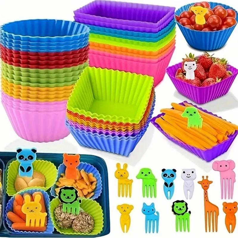 Lunch Box Divider Cup Reusable - Meal Prep Template 评论和价格