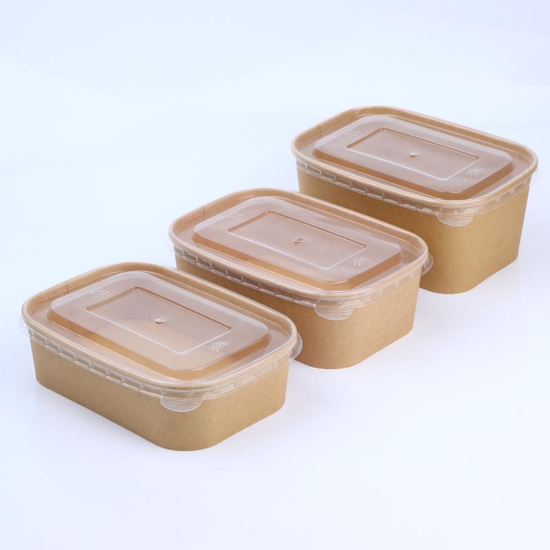 10Pcs Square Disposable Kraft  - Meal Prep Bowl 评论和价格