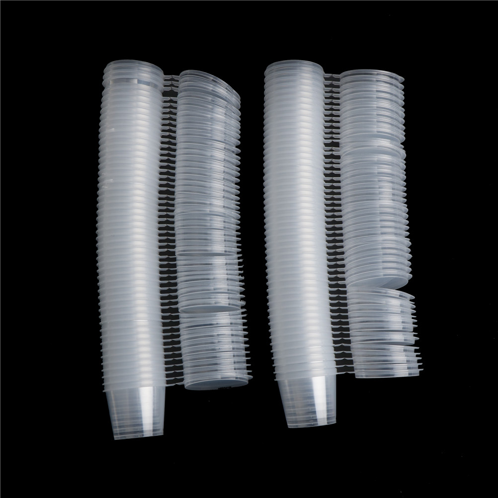 100Pcs Small Plastic Disposabl - Sauce Dipping Cup 评论和价格