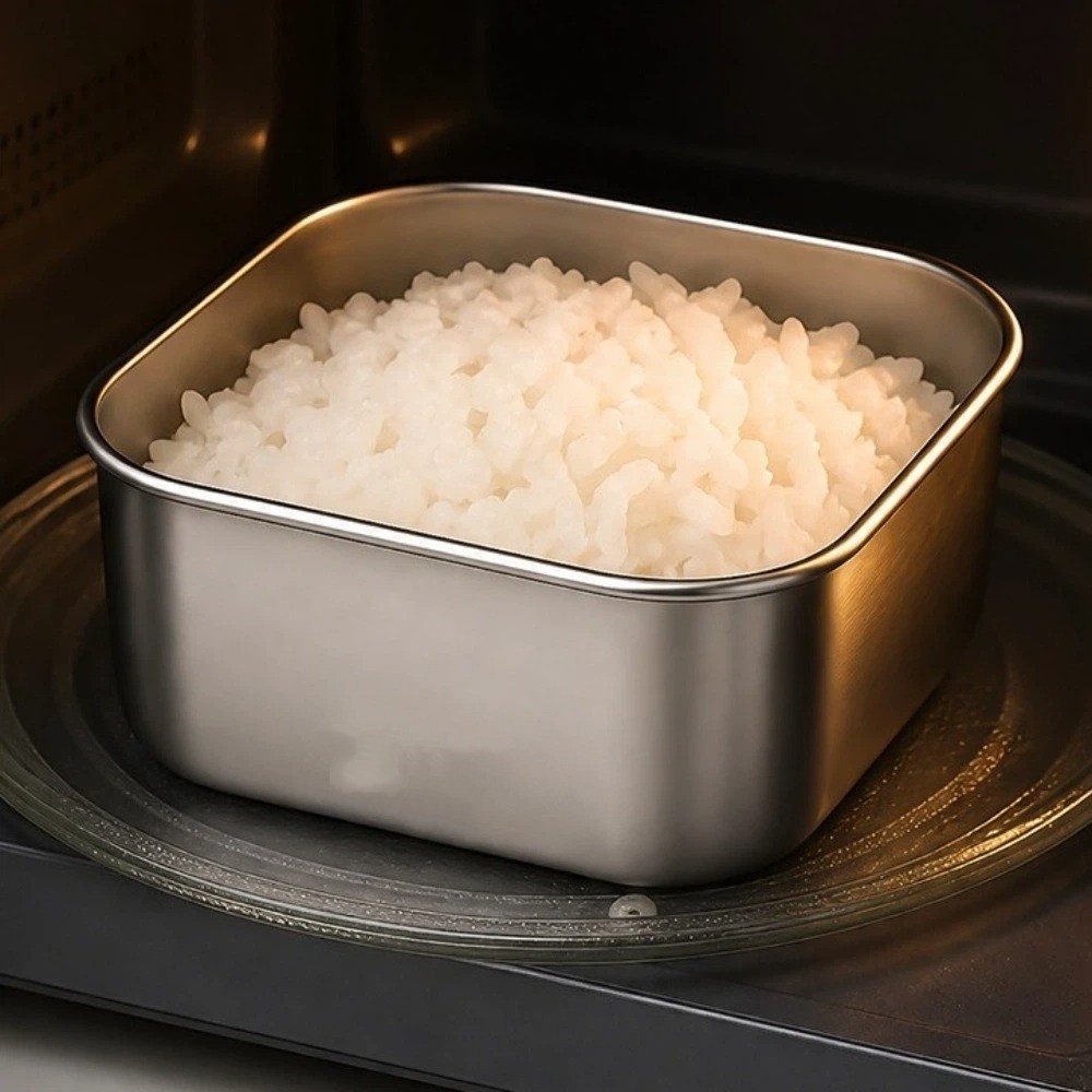 Silicone Lid Stainless Steel F - Meal Prep With Rice 评论和价格