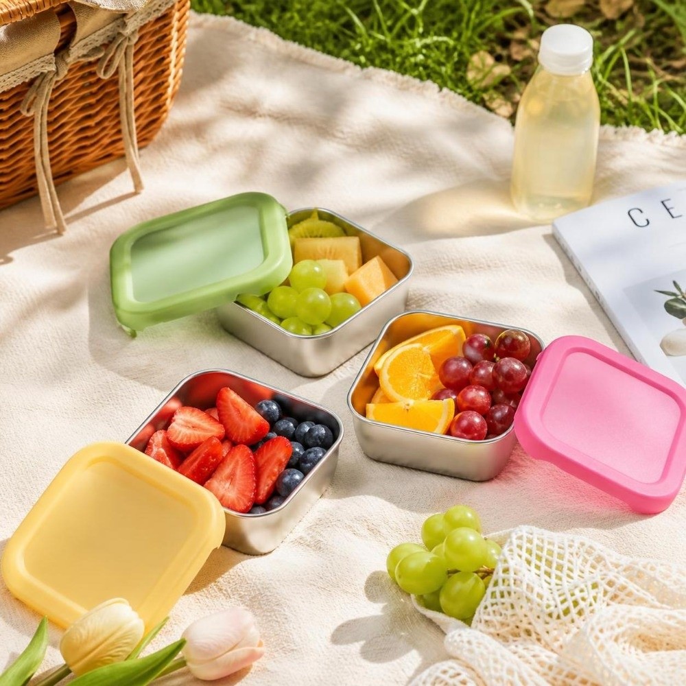 Silicone Lid Stainless Steel F - Meal Prep With Rice 评论和价格