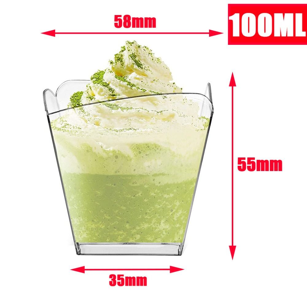 10Pcs Yogurt Cup Disposable Mo - Sauce Dipping Cup 评论和价格